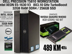 DELL XEON / 32GB DDR4 / NVIDIA QUADRO 8GB DDR5 /  SSD
