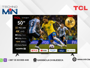 Televizor TCL 50C6KS (2025), 50" 4K UHD Mini LED, Google TV