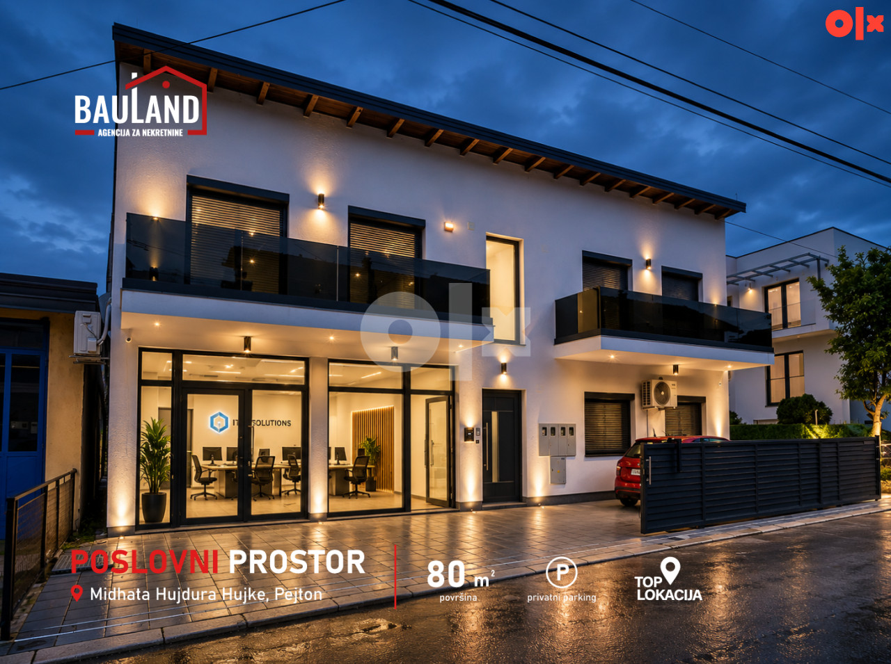 BAULAND/ Moderan poslovni prostor 80m2/ Pejton