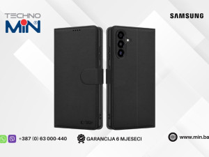 Leather Case Samsung Galaxy A37 zaštitna maskica Black