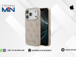 Guess Apple iPhone 17 Pro zaštitna maskica Luxury Leather Logo