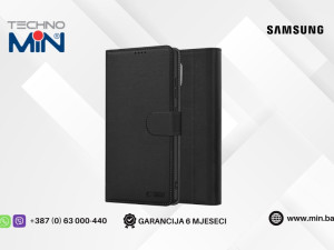 Preklopna maskica Samsung Galaxy S26+ Luxury Wallet Black