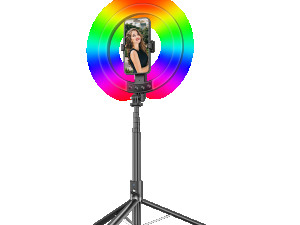 Selfie tripod Ring Light Gigatech R400
