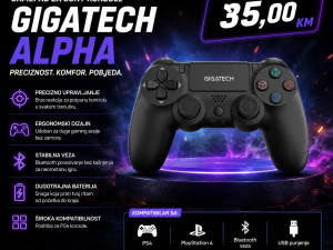 Bežični gamepad za PS3 PS4 PC iOS Android - Gigatech Alpha