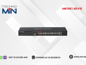 Mercusys MS128GP 28-Port Gigabit Rackmount Switch 24-Port PoE+