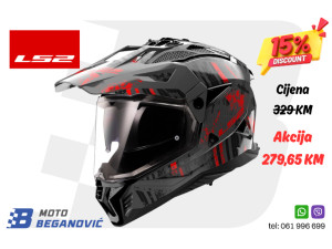 LS2 Pioneer II Kaciga za ATV/QUAD/CROSS Adventure M