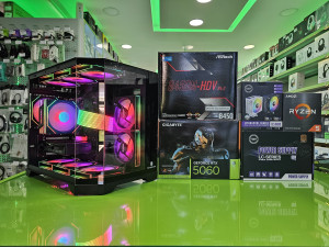 Gaming PC Ryzen 5 5500 /16GB/RTX 5060 8GB/SSD500GB+HDD500GB