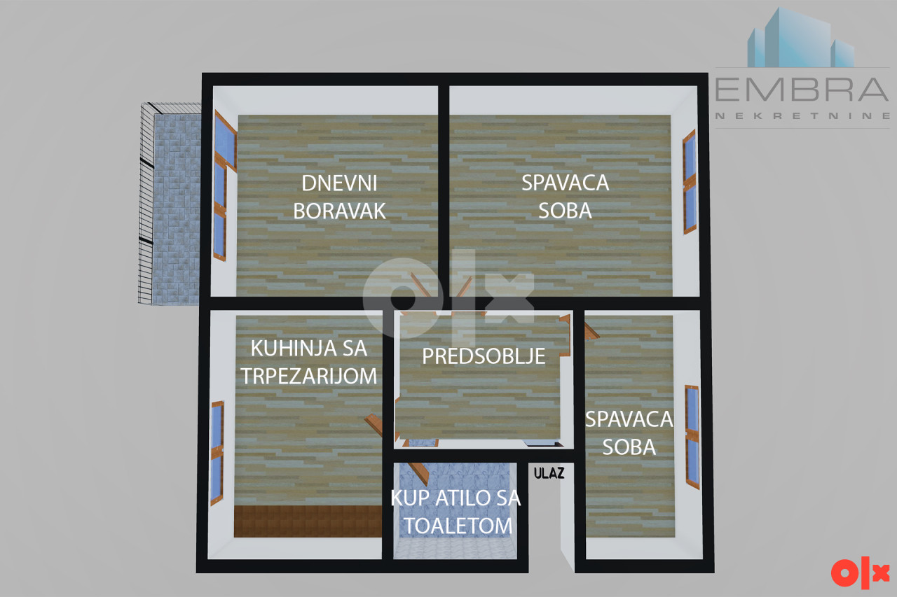 EMBRA izdaje: Trosoban stan, Vrtovi Sunca, Centar. 10