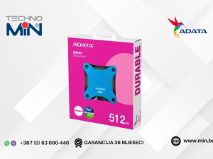ADATA 512GB Eksterni SSD Durable SD620 SD620-512GCBL, Plavi