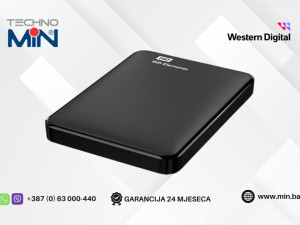 WD Elements Portable 1TB Eksterni HDD USB 3.2 WDBUZG0010BBK-WESN