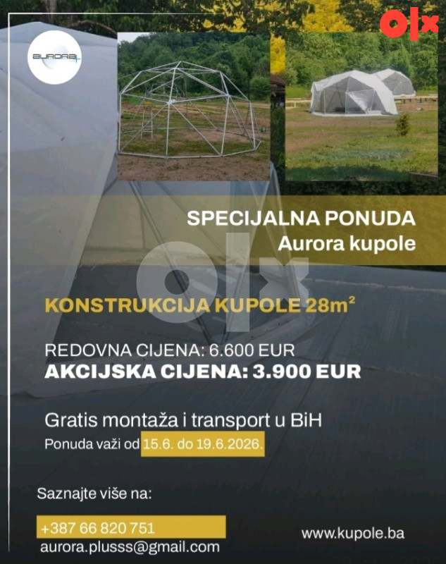 Glamping kupole
