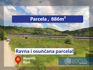 LOCUS prodaje: Zemljište površine 886m2, Malešići, Ilijaš