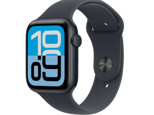 Apple Watch SE 3 GPS 44mm Midnight Aluminium Case + Midnight S...