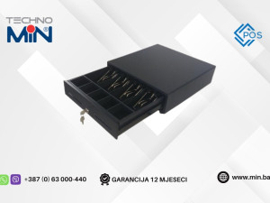 POS ladica za novac HS-330A 330x330x100mm, Crna
