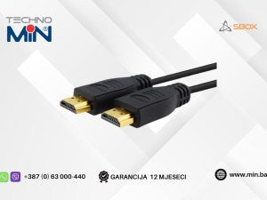SBOX HDMI 1.4 M/M kabal 10 metara, Crni