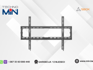 SBOX fiksni zidni nosač za TV PLB-2264F-2 37"-86" do 45kg, Crni