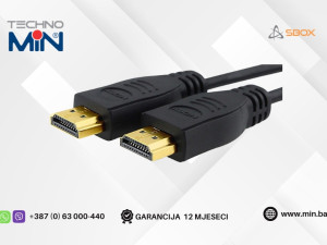 SBOX kabal HDMI 1.4 M/M 20m 4K Ultra HD, Crni