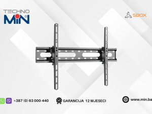 SBOX nagibni zidni nosač za TV PLB-2546T-2 37"-80" do 45kg, Crni