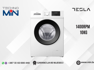Tesla WF101461T veš mašina 10 kg, 1400 RPM, Inverter, Bijela