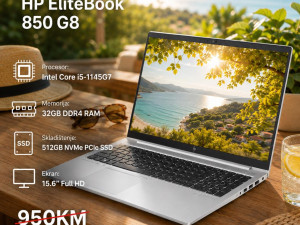 HP EliteBook 850 G8 i5-1145G7; 32GB RAM; 512GB SSD; 15,6''