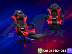 MAX Gaming stolica - crno-crvena