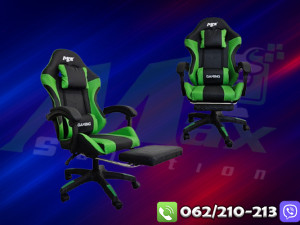 MAX Gaming Stolica Crno-Zelena