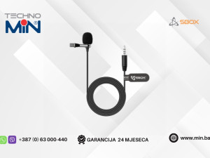 SBOX PM-402 Mini Lavalier Clip-on Mikrofon Bubica 3.5mm