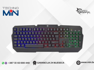 White Shark GK-2105 DAKOTA Gaming tastatura LED Rainbow, Black