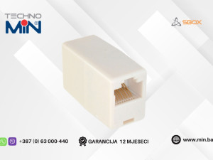 SBOX CAT5e modularni coupler RJ-45 na RJ-45