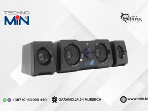White Shark RGB Gaming zvučnici 2.2 GSP-968 MOOD 16W, Crni