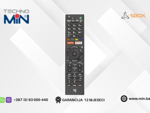 SBOX Zamjenski daljinski upravljač RC-01402 za Sony televizore