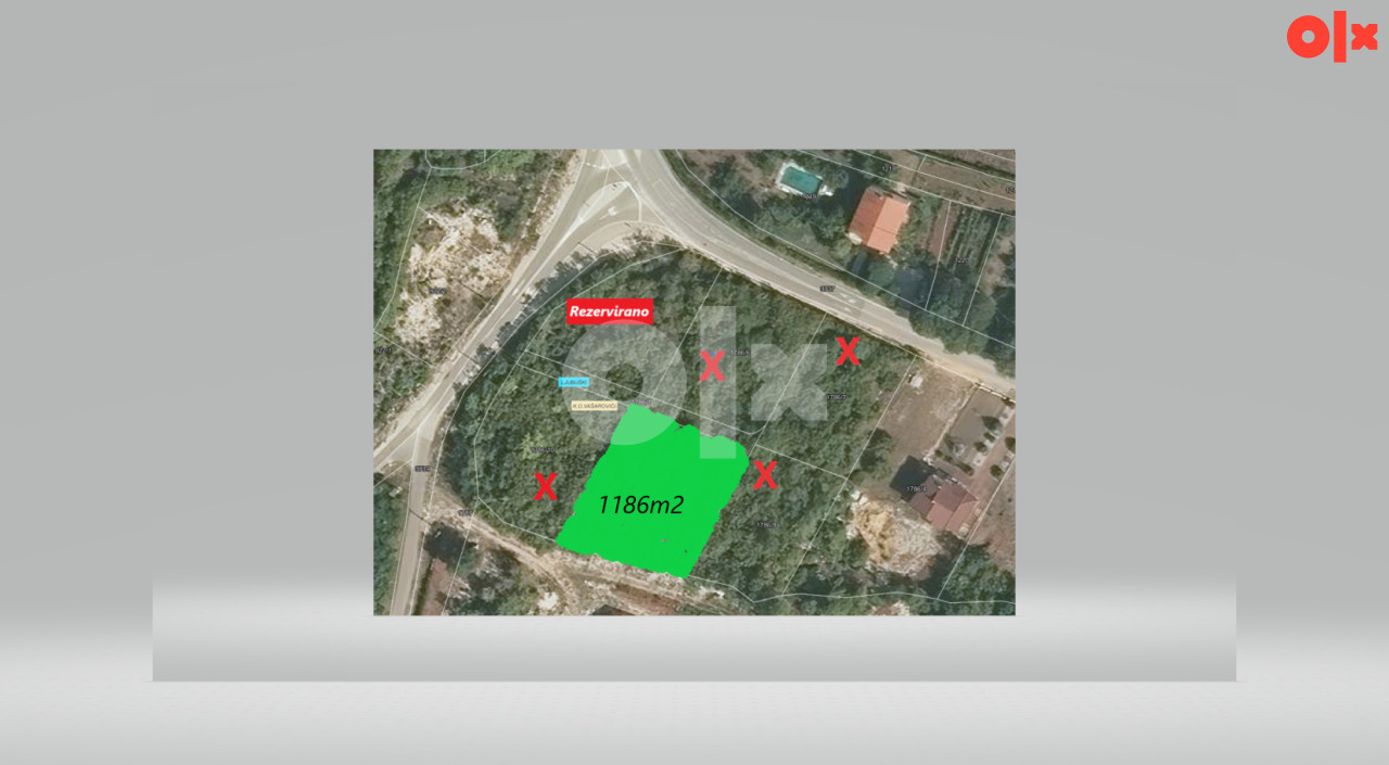Građevinsko zemljište Ljubuški-Vašarovići- 1186m2 3