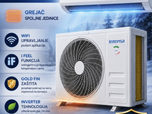 KLIMA UREDJAJ INVERTER INTENSA AMN 12 DO -20 SA GRIJACEM