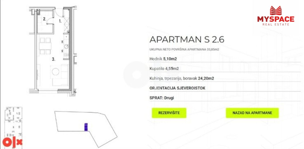MY SPACE/ Apartman sa garazom/ Jahorina/ NOVOGRADNJA/ 24 m2 13