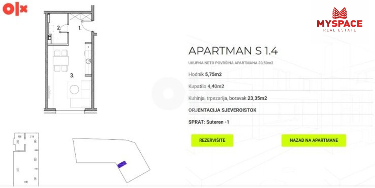 MY SPACE/ Apartman sa garazom/ Jahorina/ NOVOGRADNJA/ 24 m2 15