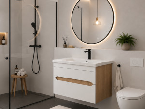KUPATILSKI ORMARIĆ OMEGA DRVO+BIJELA 80 DD 34157-1