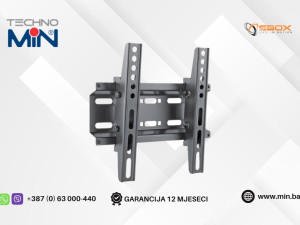 SBOX nagibni zidni nosač za TV PLB-2522T-2 23"-43" do 45kg, Crni
