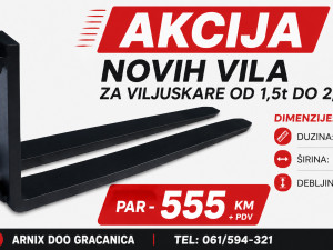 VILE ZA VILJUSKARE 1.5t-2.5t AKCIJA