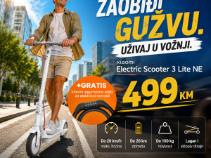 Xiaomi Scooter 3 Lite NE, električni skuter + GRATIS sajla