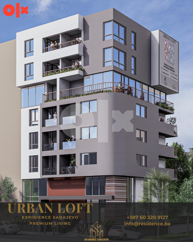 Stan S2 78,30 m2  URBAN LOFT  NOVOGRADNJA Sarajevo 3
