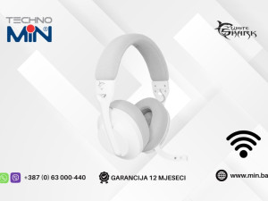 White Shark WGH-2441 FALCON Bežične Gaming Mikrofon, Bijelo/Siva