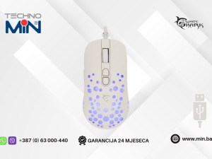 White Shark Tristan-2 Gaming miš GM-9004 RGB 12800 DPI, Bijeli