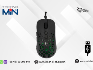 White Shark Tristan-2 Gaming miš GM-9004 RGB 12800 DPI, Crni
