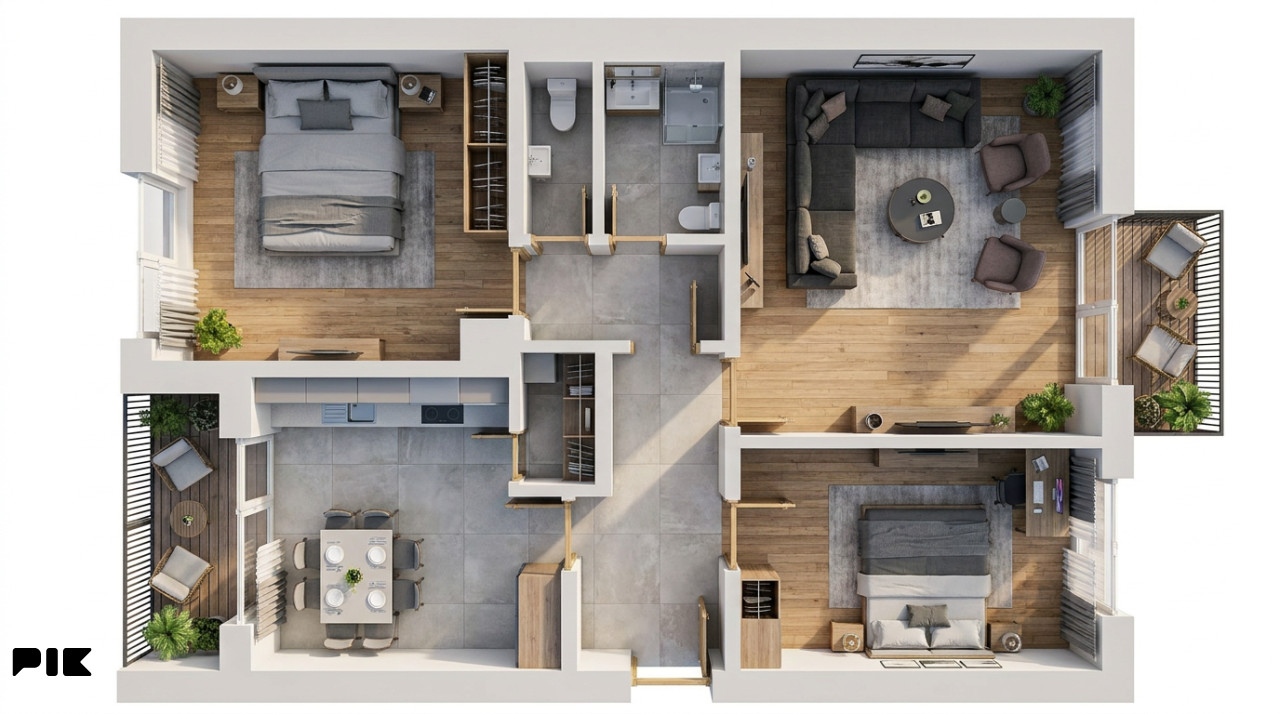 Three-Bedroom Apartment Sarajevo - Center