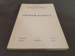 Zbornik radova rudarsko-geološkog fakulteta/god.XIX,br.19, '91.g.