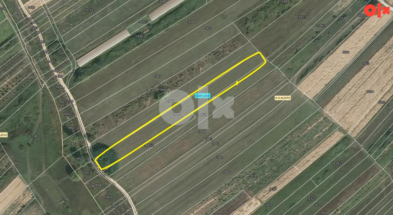 Zemljište Čeljevo 2626m2
