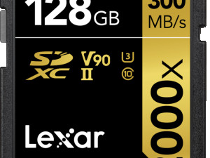 LEXAR  SDXC Pro 128GB  2000X UHS-II U3 R 300/W260 (V90)