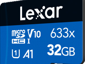 LEXAR  microSDHC 32GB  633x UHS-I/A1/U3/10 R95/no adap (V10