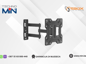 SBOX zidni pokretni nosač za TV LCD-421 23"-43" do 30kg, Crni