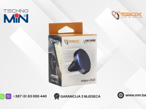 SBOX magnetni auto držač za mobitel PSM-202, Crni
